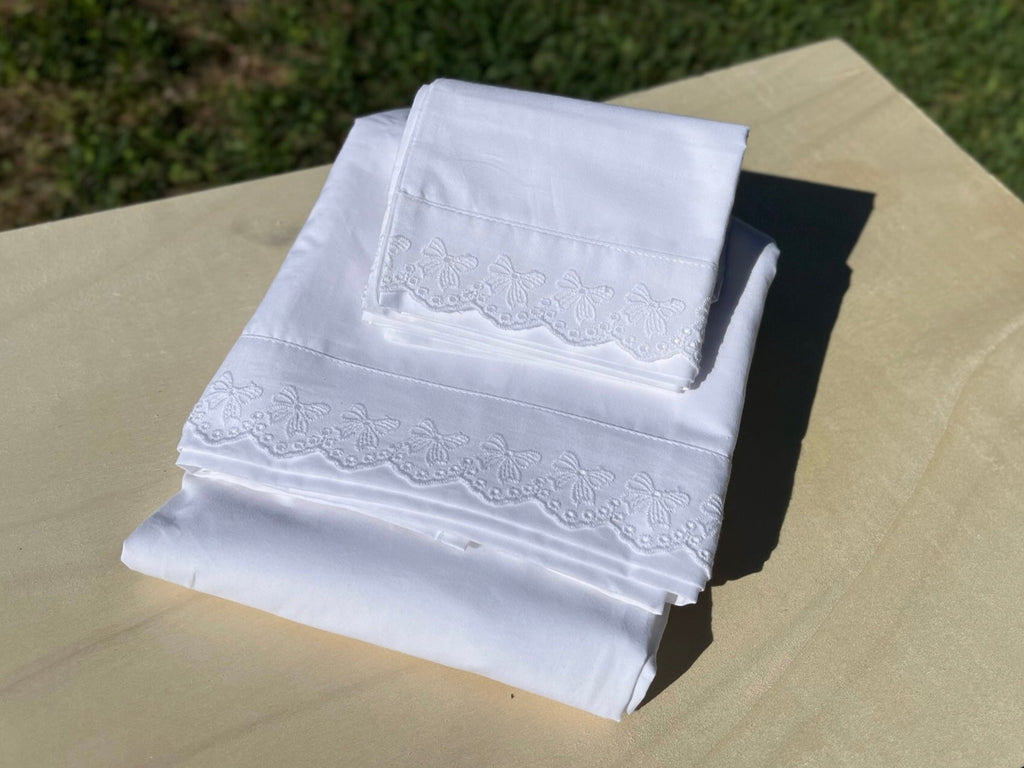 Conjunto de lençóis laço