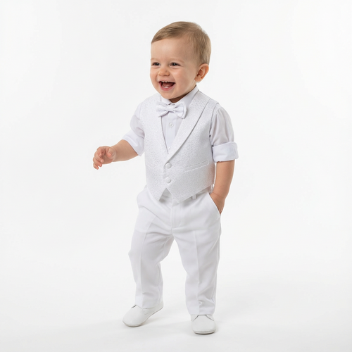 Archie's Penguin Tail Vest Set